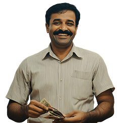 Distributor managing his business